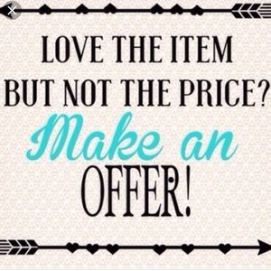 Most reasonable offers accepted